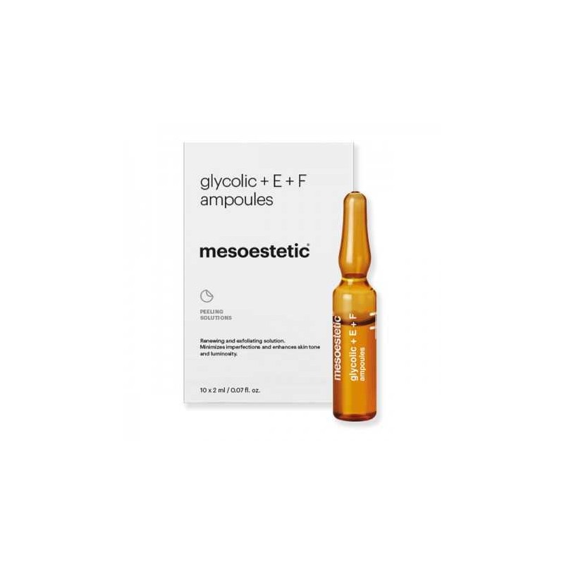 GLYCOLIC + E + F AMPOULES MESOESTETIC