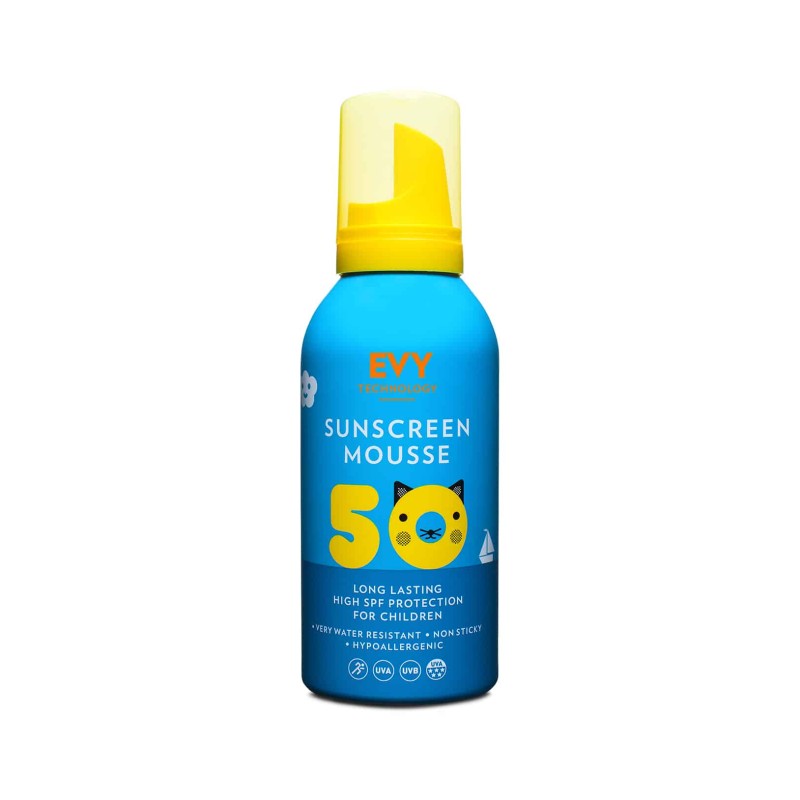 SUNSCREEN MOUSSE KIDS’ SPF 50 EVY